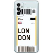 Прозрачный чехол BoxFace Samsung Galaxy M13 (M135) Ticket London