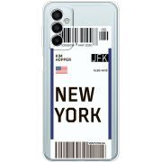 Прозрачный чехол BoxFace Samsung Galaxy M13 (M135) Ticket New York