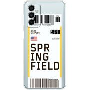 Прозрачный чехол BoxFace Samsung Galaxy M13 (M135) Ticket Springfield