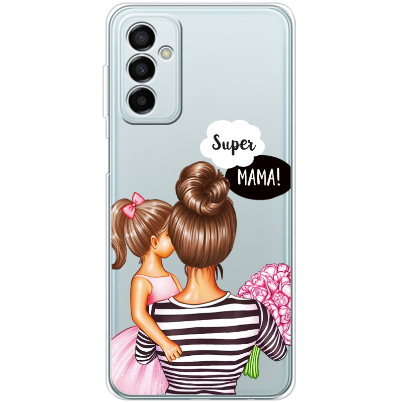 Прозрачный чехол BoxFace Samsung Galaxy M13 (M135) Super Mama and Daughter