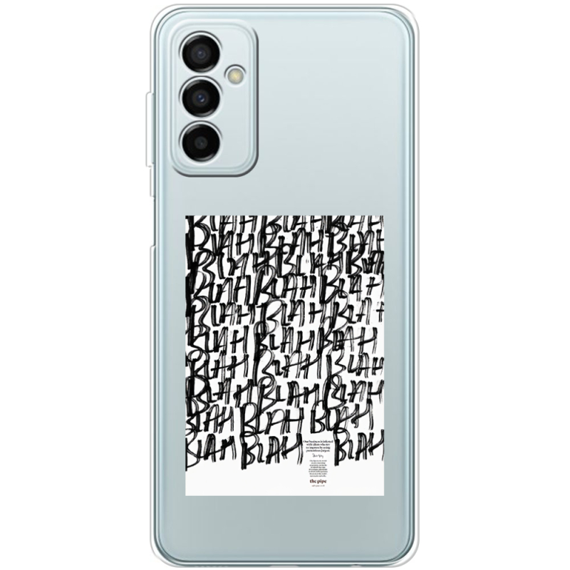 Прозрачный чехол BoxFace Samsung Galaxy M13 (M135) Blah Blah