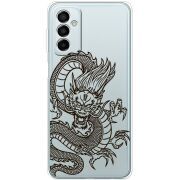 Прозрачный чехол BoxFace Samsung Galaxy M13 (M135) Chinese Dragon