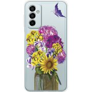 Прозрачный чехол BoxFace Samsung Galaxy M13 (M135) My Bouquet