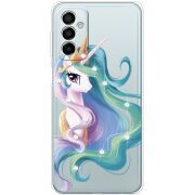 Чехол со стразами Samsung Galaxy M13 (M135) Unicorn Queen