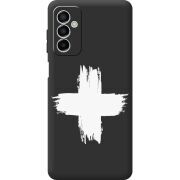 Черный чехол BoxFace Samsung Galaxy M13 (M135) Білий хрест ЗСУ