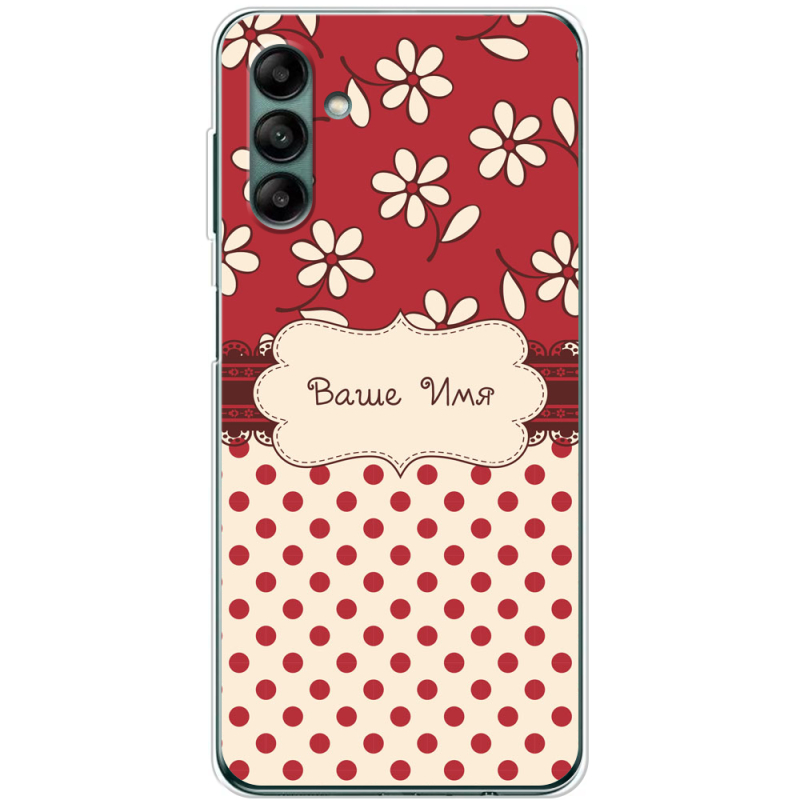 Чехол BoxFace Samsung Galaxy A04s (A047) Именной Polka Dots