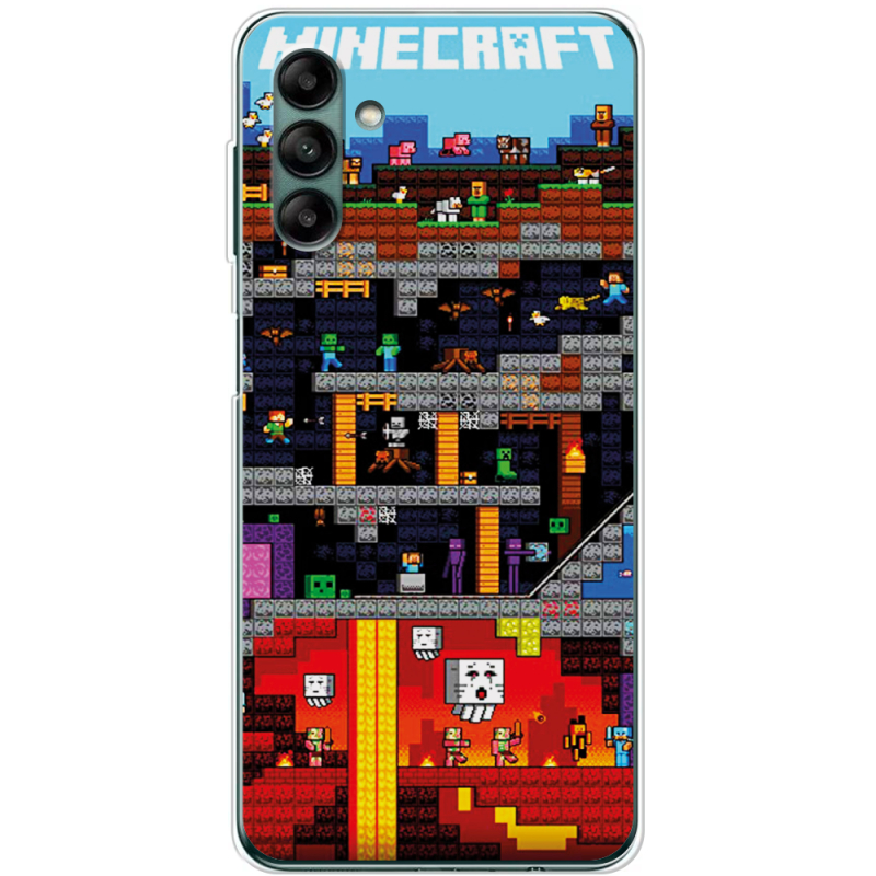 Чехол BoxFace Samsung Galaxy A04s (A047) Minecraft Lode Runner