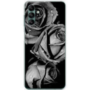 Чехол BoxFace Samsung Galaxy A04s (A047) Black and White Roses