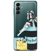 Прозрачный чехол BoxFace Samsung Galaxy A04s (A047) City Girl