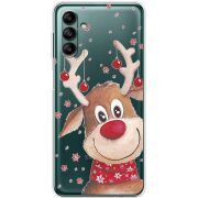 Прозрачный чехол BoxFace Samsung Galaxy A04s (A047) Winter Deer