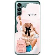 Прозрачный чехол BoxFace Samsung Galaxy A04s (A047) Travel Girl