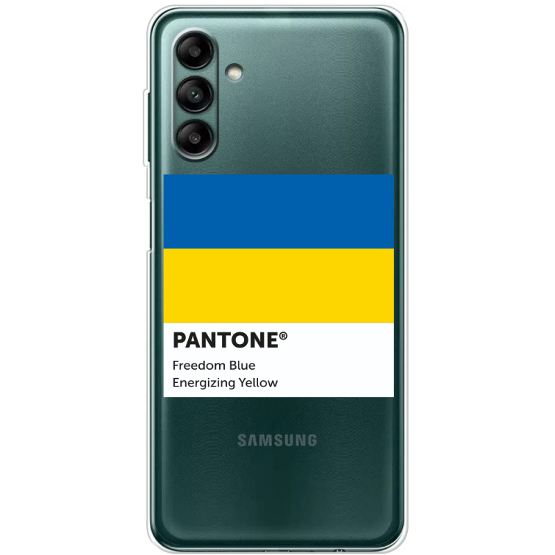 Прозрачный чехол BoxFace Samsung Galaxy A04s (A047) Pantone вільний синій
