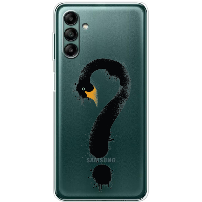 Прозрачный чехол BoxFace Samsung Galaxy A04s (A047) Swan question