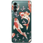 Прозрачный чехол BoxFace Samsung Galaxy A04s (A047) Japanese Koi Fish