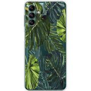 Прозрачный чехол BoxFace Samsung Galaxy A04s (A047) Palm Tree