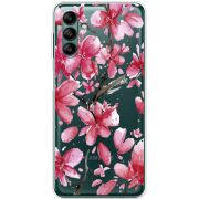 Прозрачный чехол BoxFace Samsung Galaxy A04s (A047) Pink Magnolia