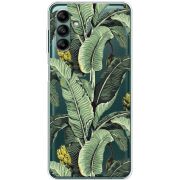 Прозрачный чехол BoxFace Samsung Galaxy A04s (A047) Banana Leaves