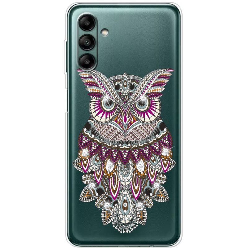 Чехол со стразами BoxFace Samsung Galaxy A04s (A047) Owl