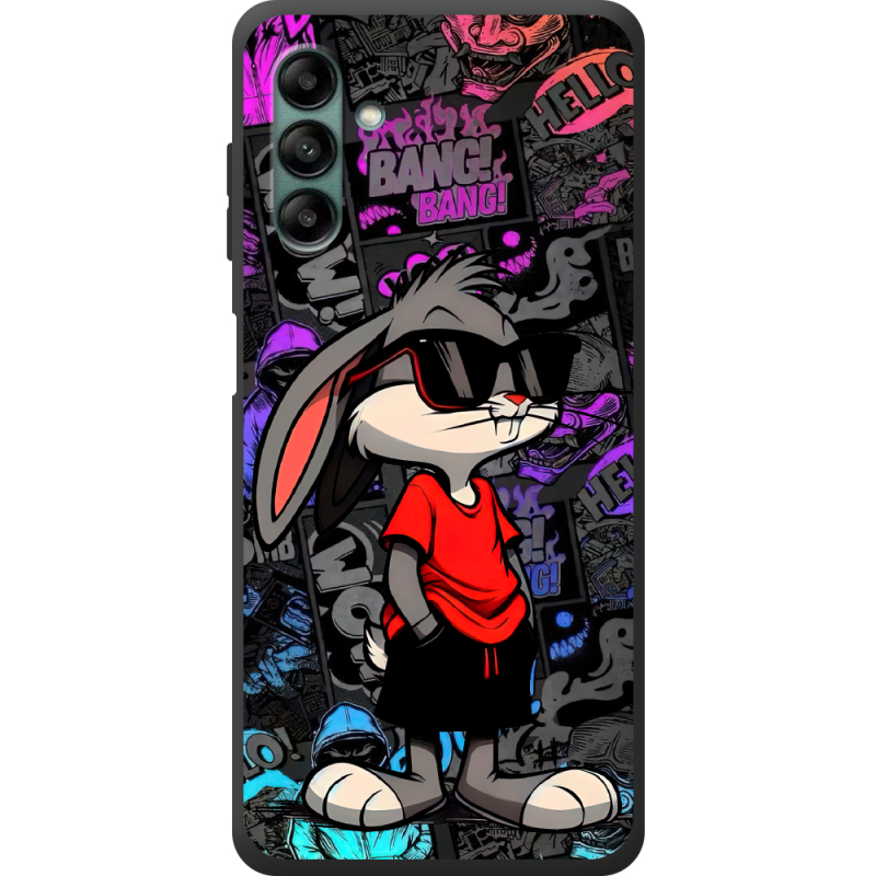 Черный чехол BoxFace Samsung Galaxy A04s (A047) Малий вухань