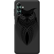 Черный чехол BoxFace Samsung Galaxy A04s (A047) Owl