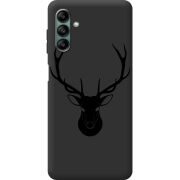 Черный чехол BoxFace Samsung Galaxy A04s (A047) Deer