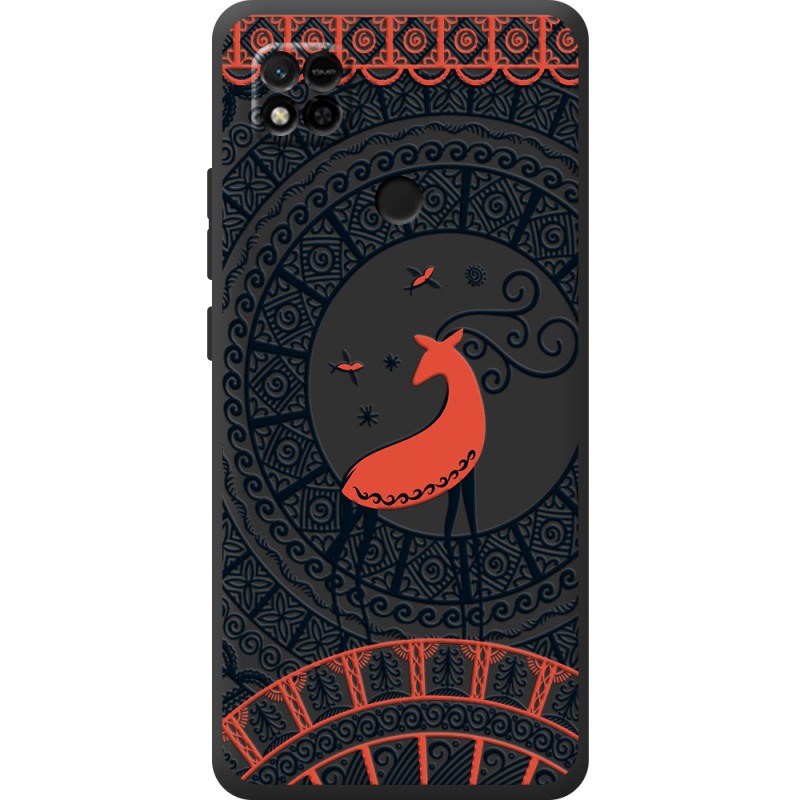 Черный чехол BoxFace Xiaomi Redmi 10a Ornament