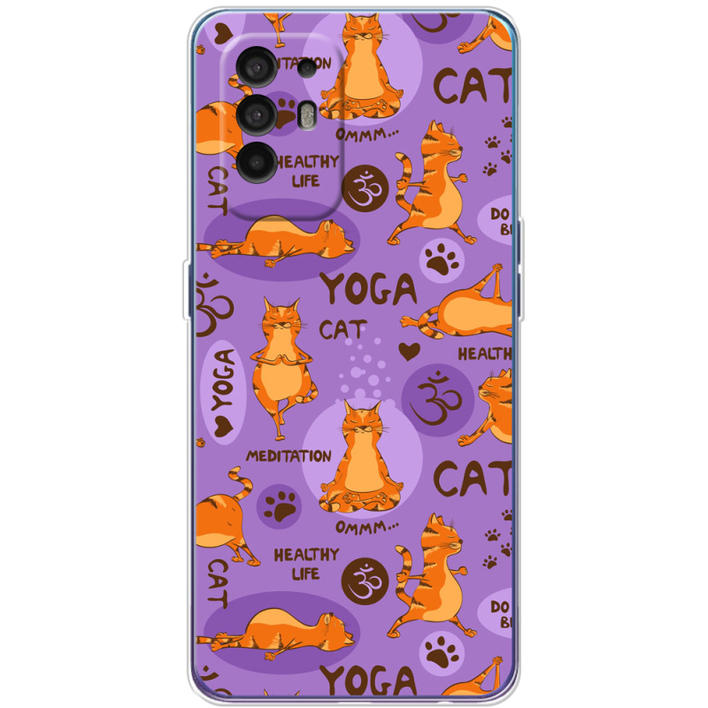 Чехол BoxFace OPPO A94 5G Yoga Cat