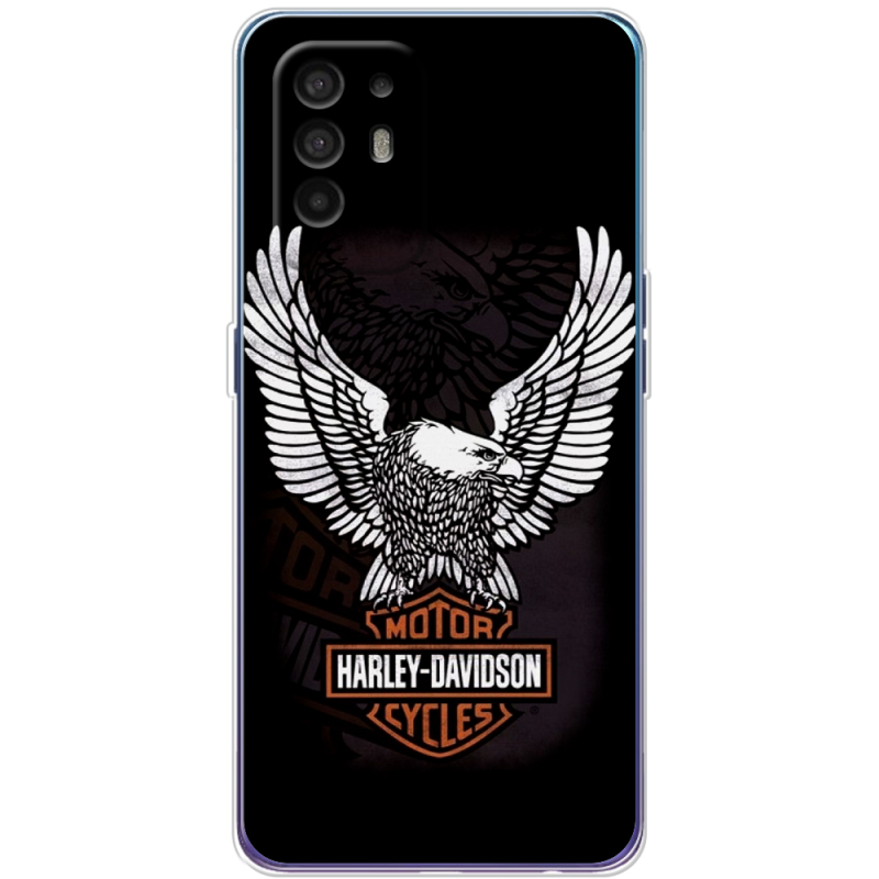 Чехол BoxFace OPPO A94 5G Harley Davidson and eagle