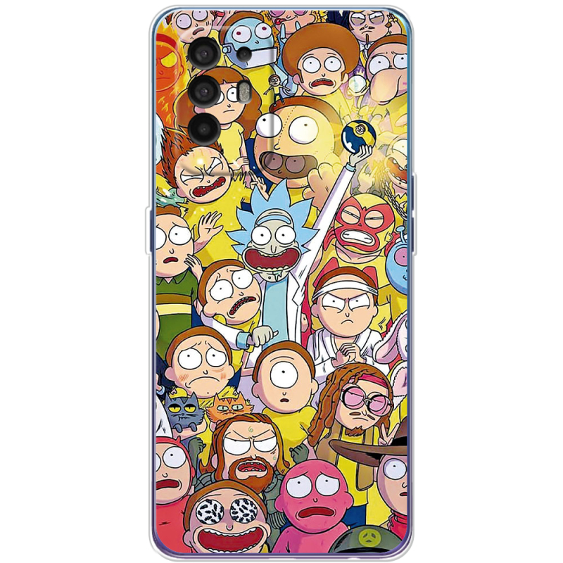 Чехол BoxFace OPPO A94 5G Rick and Morty