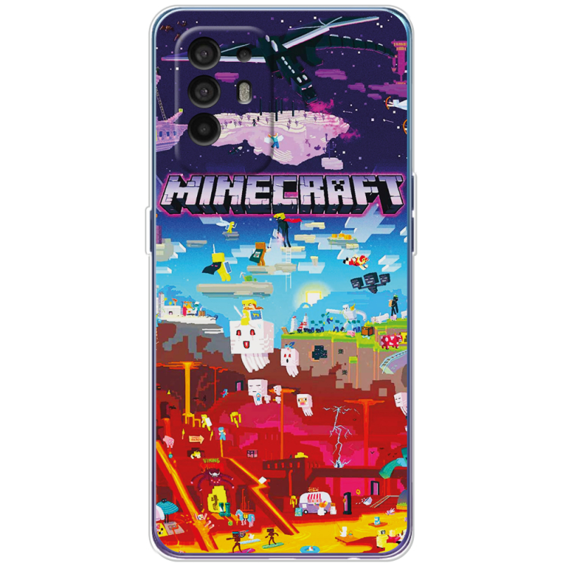 Чехол BoxFace OPPO A94 5G Minecraft World Beyond