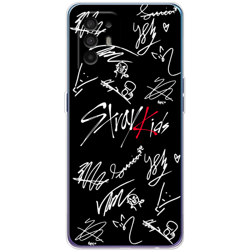 Чехол BoxFace OPPO A94 5G Stray Kids автограф