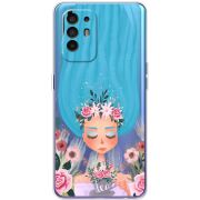 Прозрачный чехол BoxFace OPPO A94 5G Blue Hair