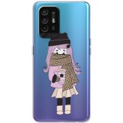 Прозрачный чехол BoxFace OPPO A94 5G Winter Morning Girl