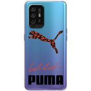 Прозрачный чехол BoxFace OPPO A94 5G Wild Cat