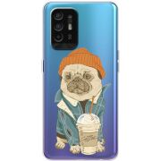 Прозрачный чехол BoxFace OPPO A94 5G Dog Coffeeman