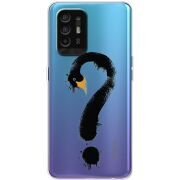 Прозрачный чехол BoxFace OPPO A94 5G Swan question