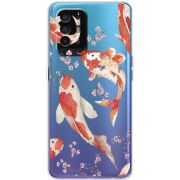 Прозрачный чехол BoxFace OPPO A94 5G Japanese Koi Fish