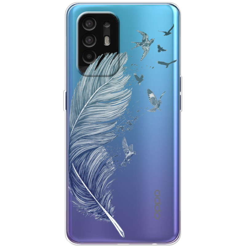 Прозрачный чехол BoxFace OPPO A94 5G Feather