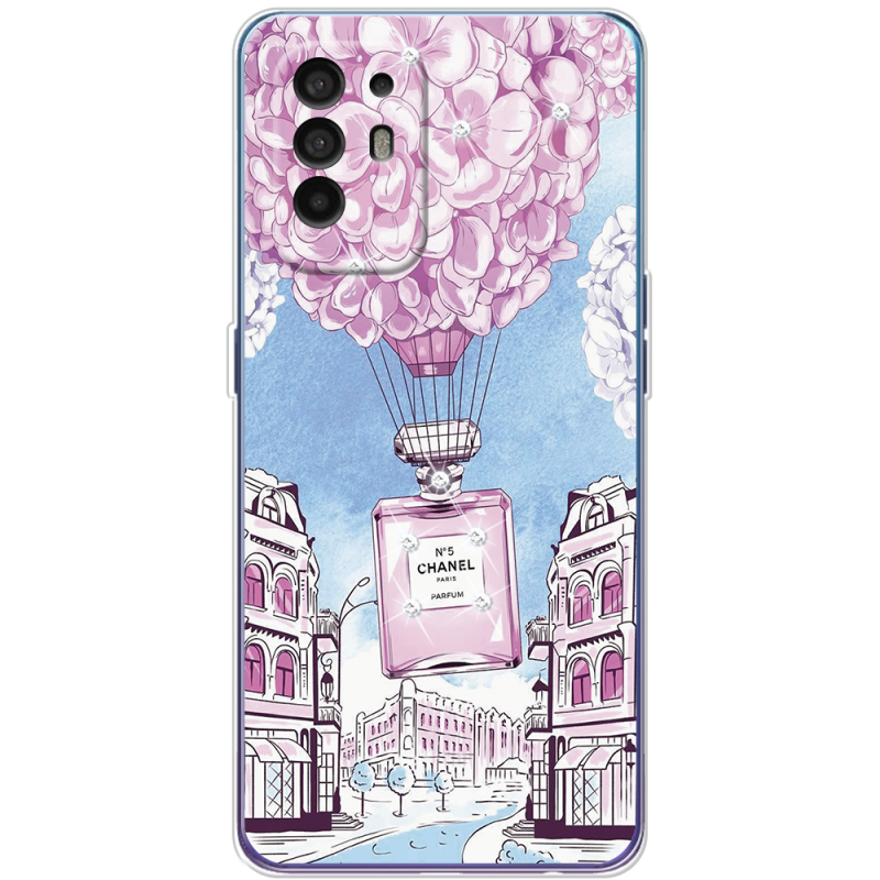 Чехол со стразами OPPO A94 5G Perfume bottle