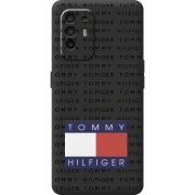 Черный чехол BoxFace OPPO A94 5G Tommy Print