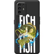 Черный чехол BoxFace OPPO A94 5G Fish