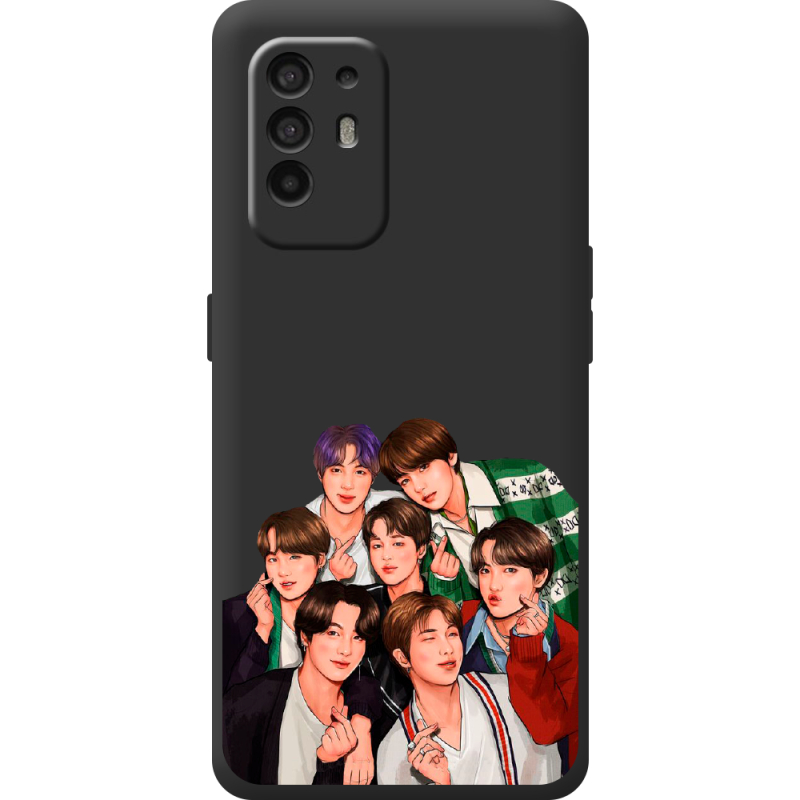 Черный чехол BoxFace OPPO A94 5G BTS