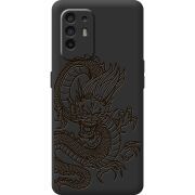 Черный чехол BoxFace OPPO A94 5G Chinese Dragon