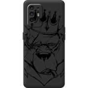 Черный чехол BoxFace OPPO A94 5G Bear King