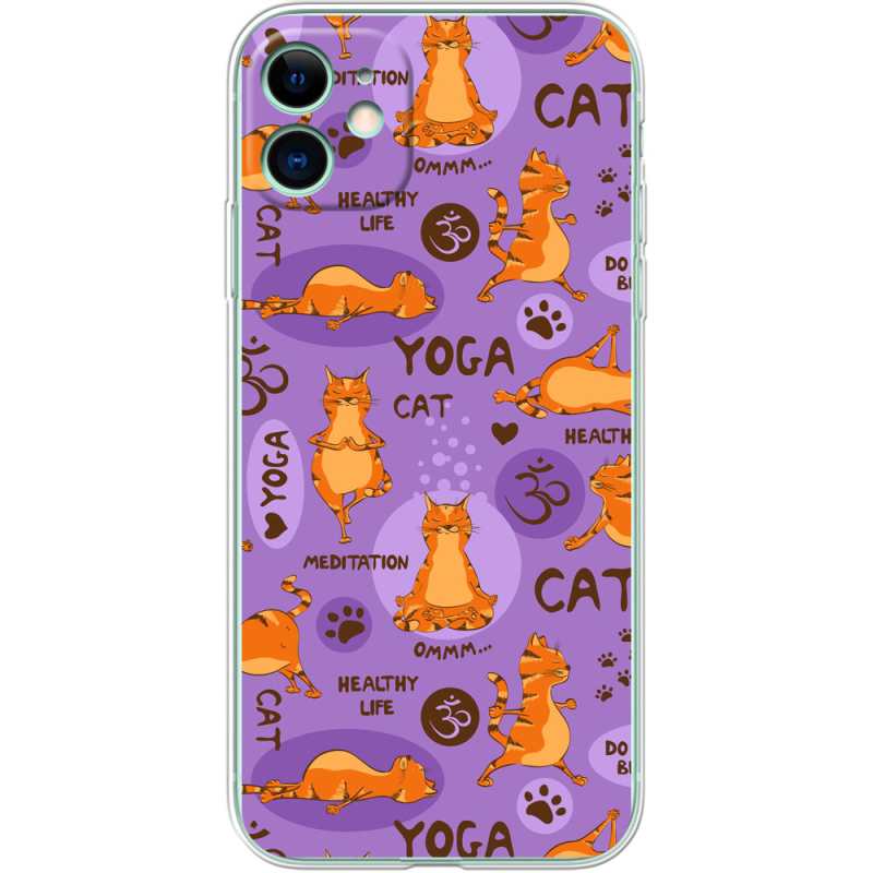 Чехол Uprint Apple iPhone 11 Yoga Cat