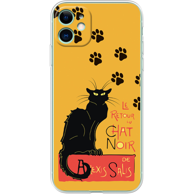 Чехол Uprint Apple iPhone 11 Noir Cat