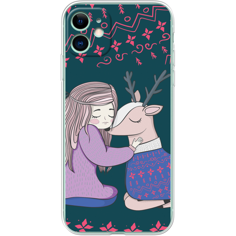 Чехол Uprint Apple iPhone 11 Girl and deer