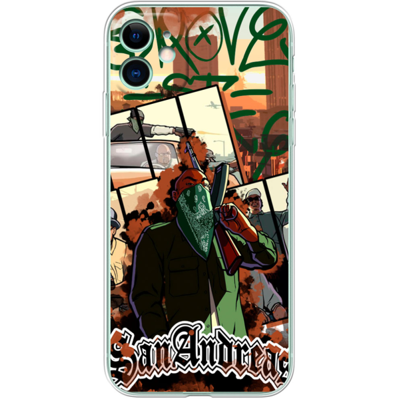 Чехол Uprint Apple iPhone 11 GTA San Andreas