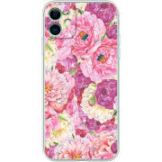 Чехол Uprint Apple iPhone 11 Pink Peonies