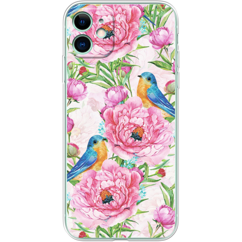 Чехол Uprint Apple iPhone 11 Birds and Flowers